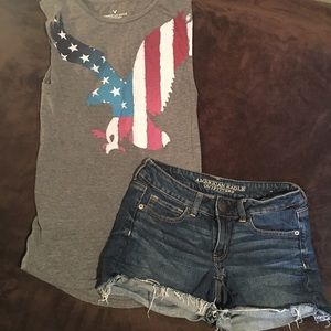 American Eagle short/ tank set